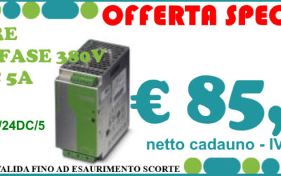 PROMOZIONE: PHOENIX ALIMENTATORE 24VDC / 5A