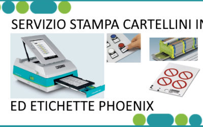 NEWS: SERVIZIO STAMPA ETICHETTE E CARTELLINI PHOENIX